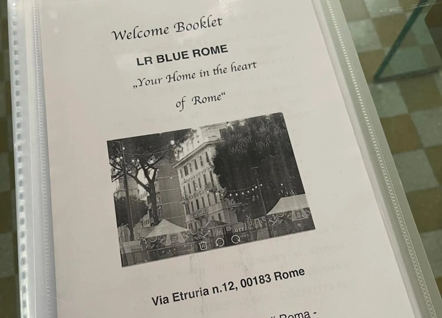 Holiday Apartment Rome Lr Blue Italy